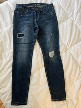 GAP Dark Blue Distressed Women’s Skinny Jeggings size 10 R